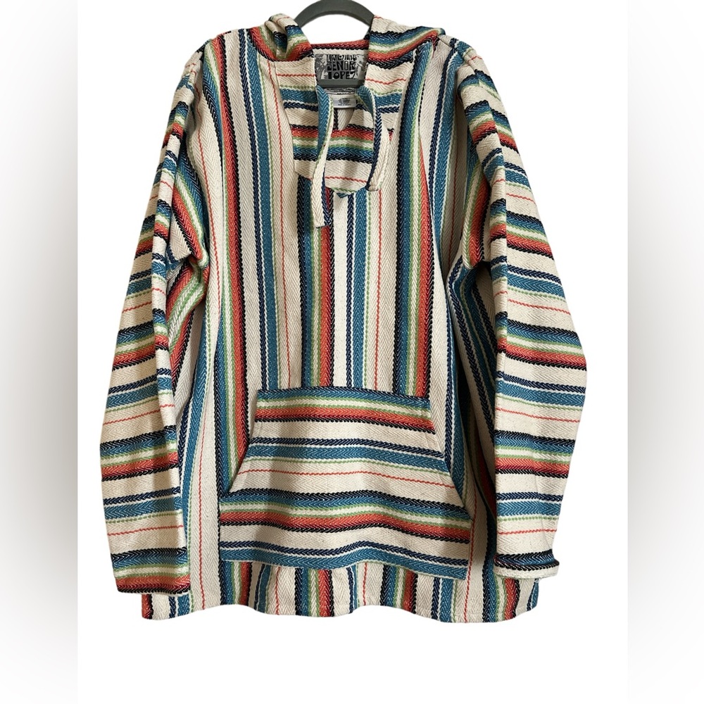 NWOT long sleeve hooded poncho style sweatshirt